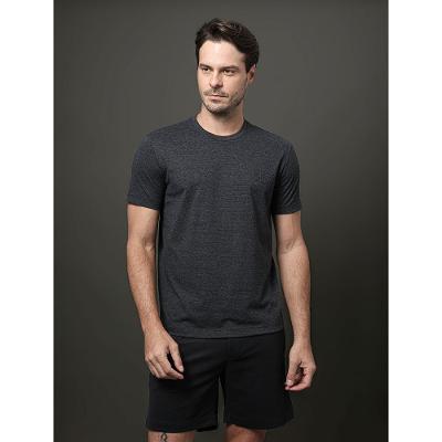 Camiseta Masculina Listrada Calvin Klein - Preto