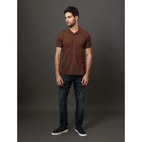 Polo Masculina Etiqueta Calvin Klein Jeans - Marrom - 3