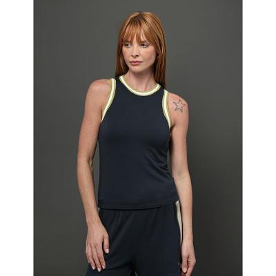 Regata Feminina Retilínea em Contraste Calvin Klein Jeans - Marinho