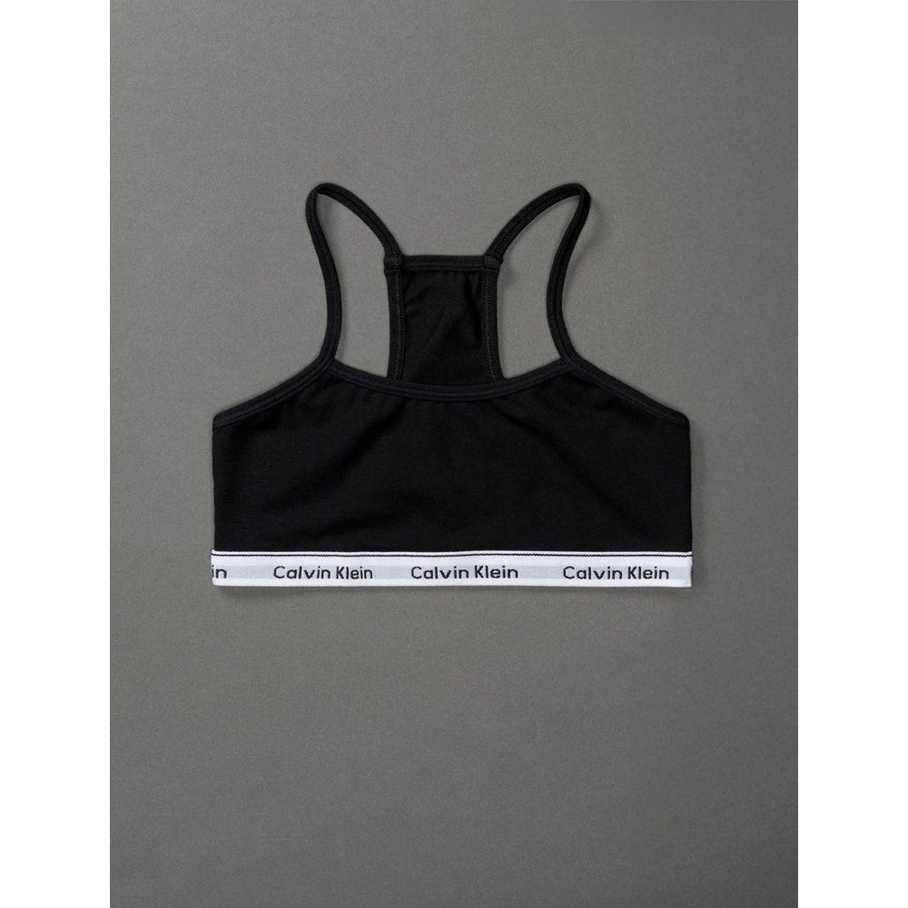Top Menina Nadador Cotton Carrossel Calvin Klein Underwear - Preto - 1