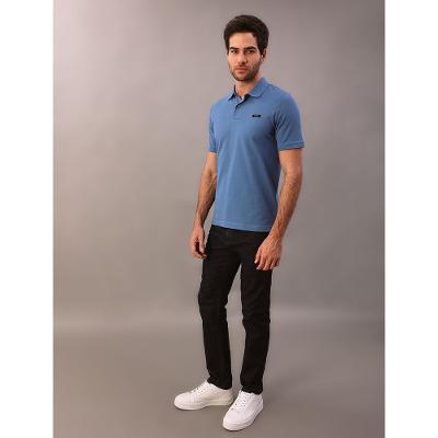 Polo Masculina Slim Piquet Calvin Klein - Azul Escuro