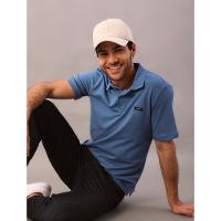 Polo Masculina Slim Piquet Calvin Klein - Azul Escuro - 5