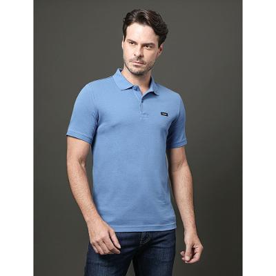Polo Masculina Slim Piquet Calvin Klein - Azul Escuro