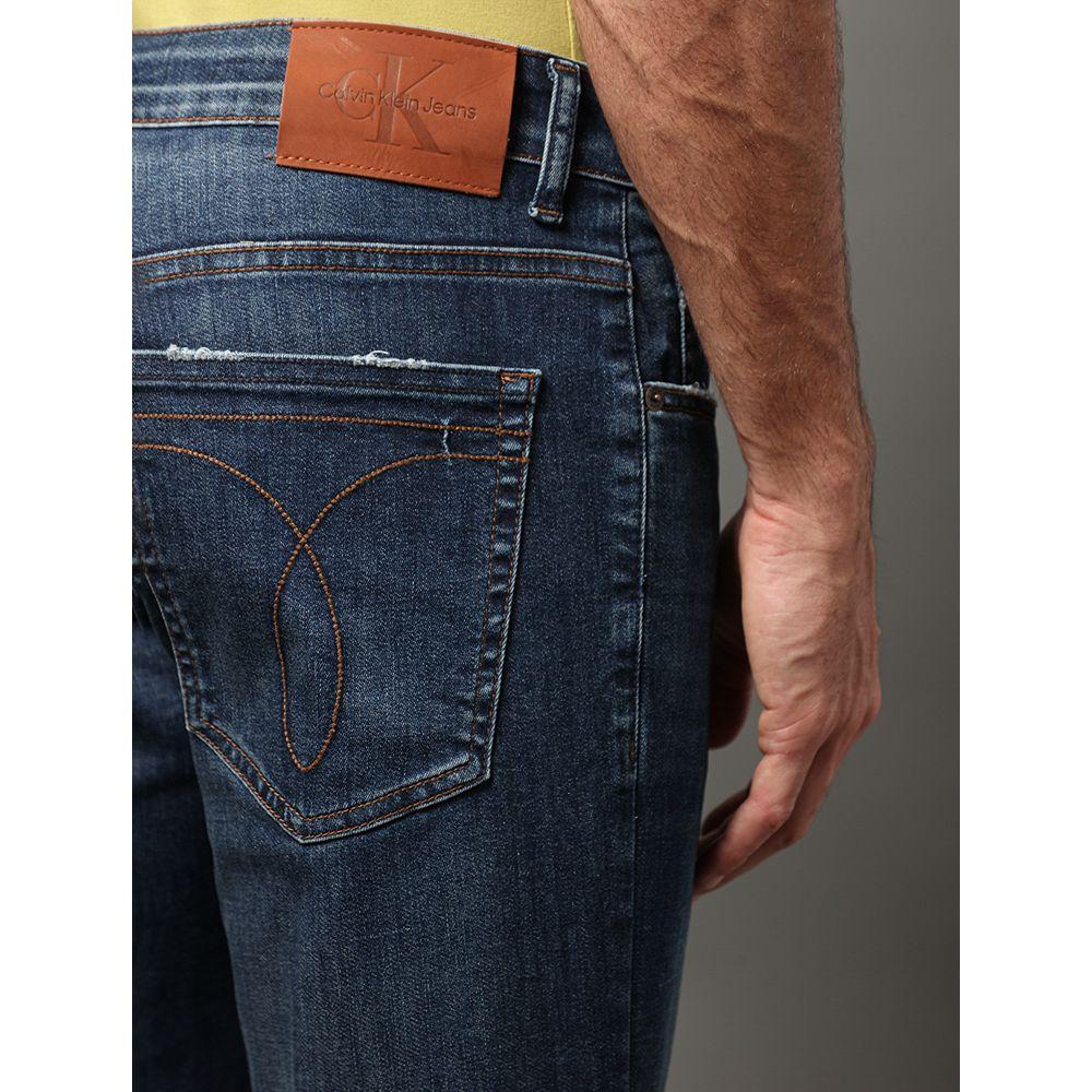 Calça Jeans Masculina Skinny Controle Térmico Calvin Klein Jeans - Marinho - 4