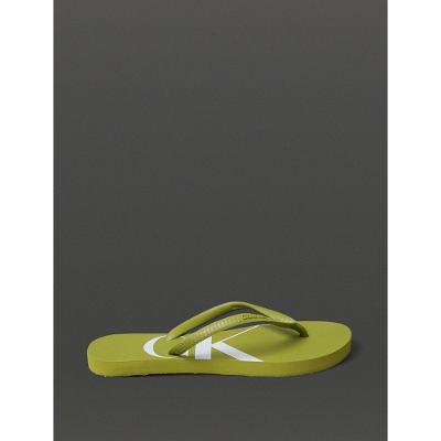 Chinelo Feminino Logo Corrido Calvin Klein Jeans - Verde Pistache