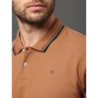 Polo Masculina Listras Calvin Klein Jeans - Havana
