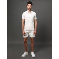 Polo Masculina Piquet Linho Calvin Klein - Off White - 3