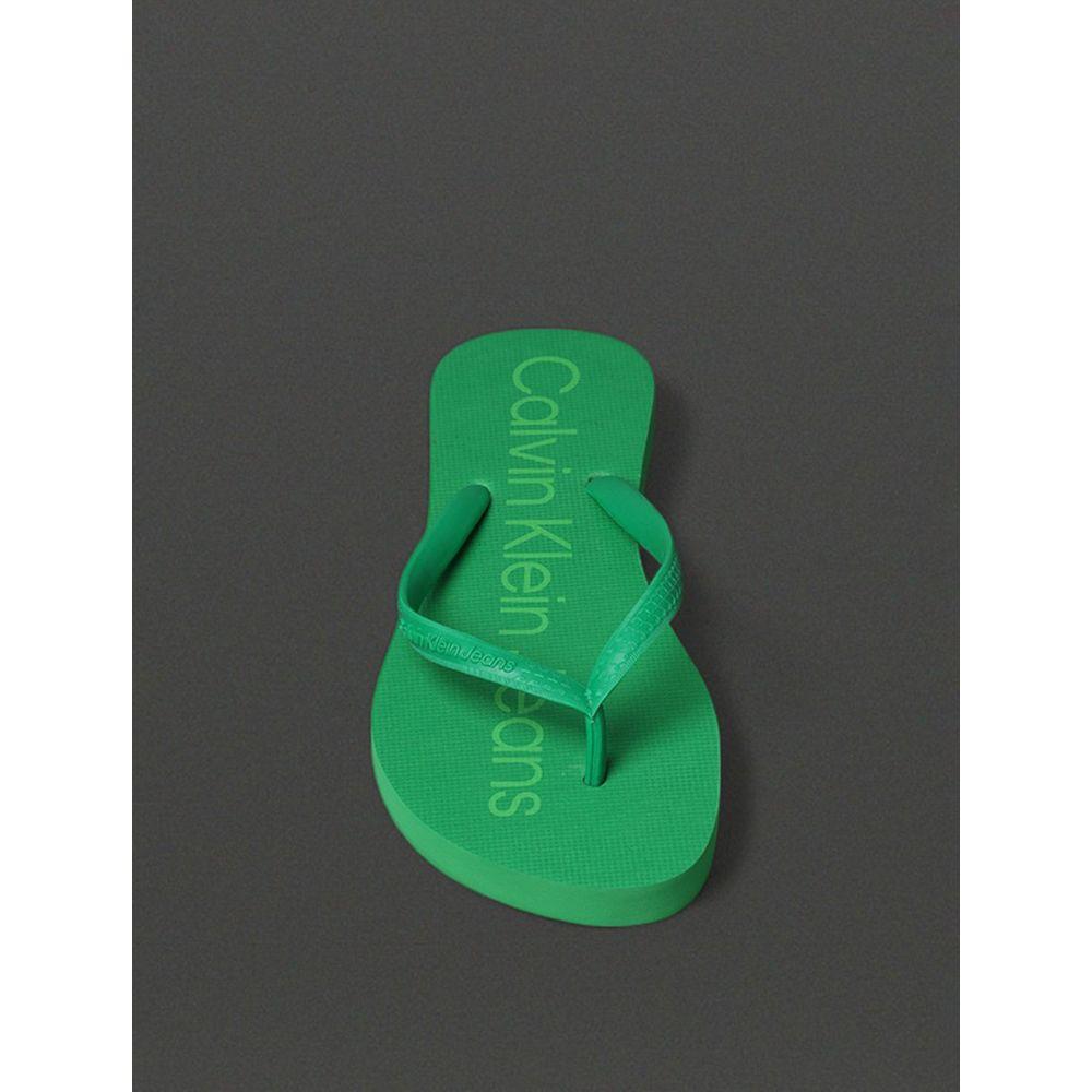 Chinelo Feminino Basic Calvin Klein Jeans - Verde Médio - 4