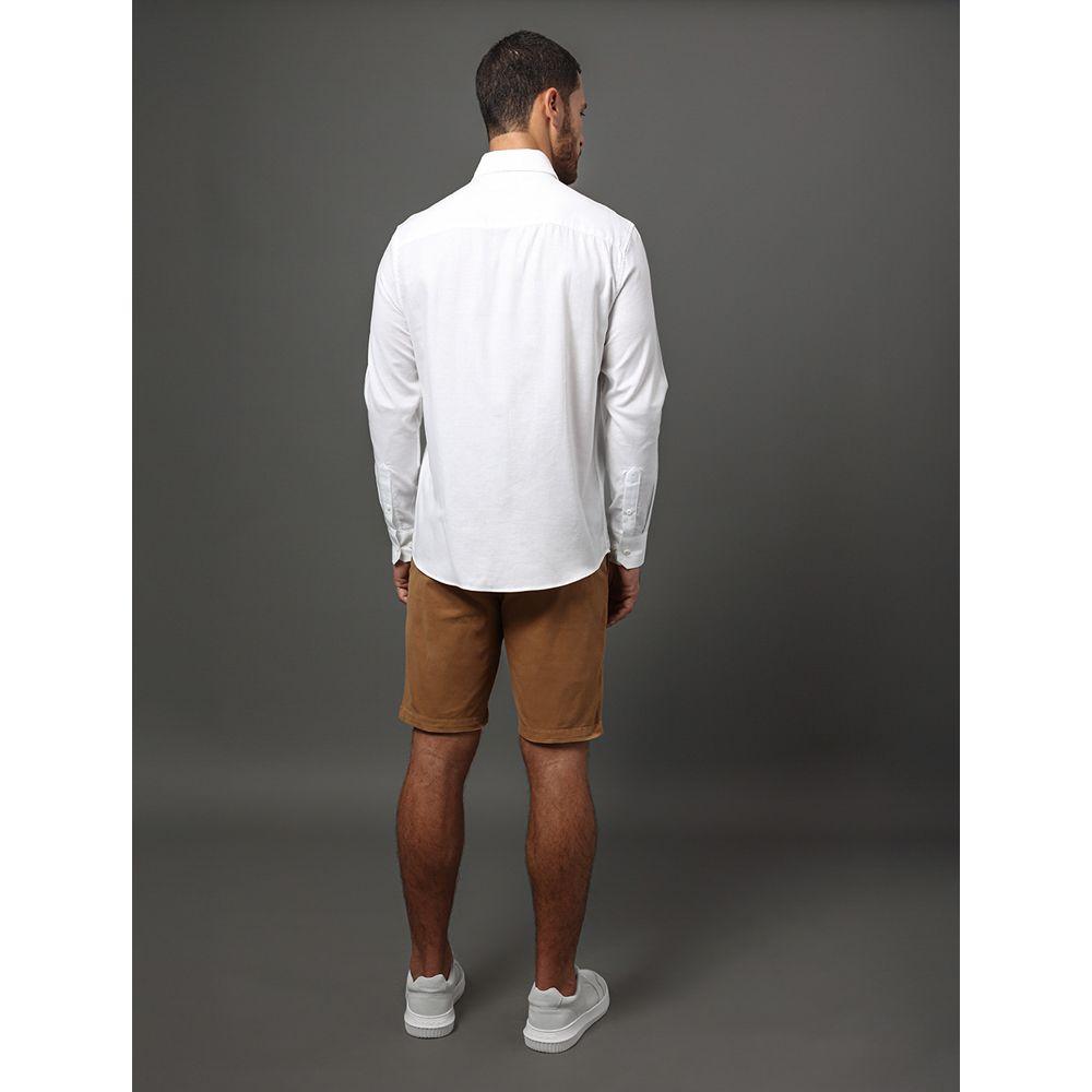 Camisa Masculina Button Down Calvin Klein Jeans - Branco - 2