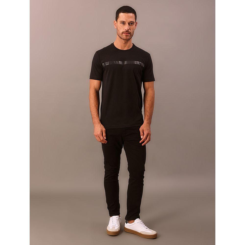 Camiseta Masculina Palito Gel - Preto - 1