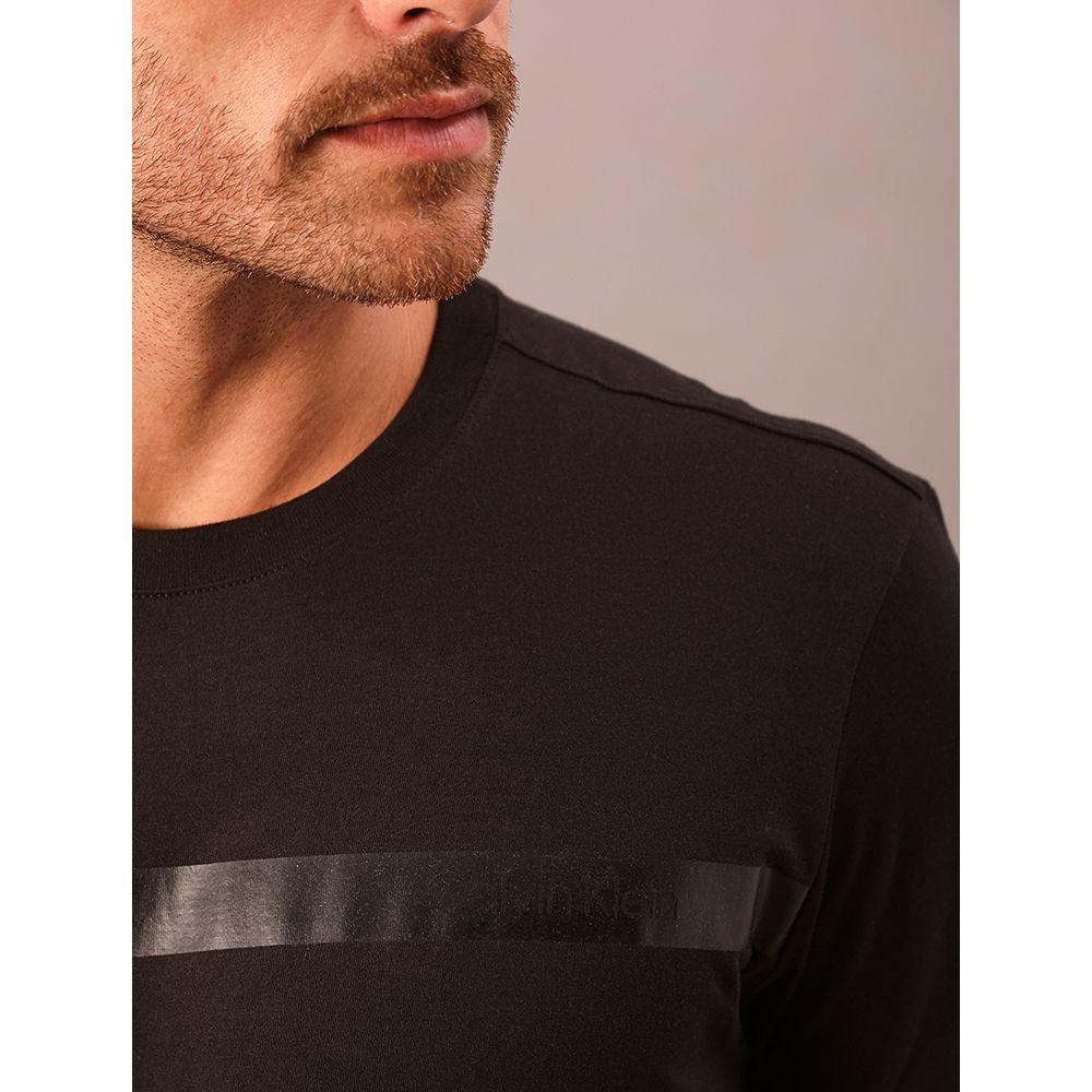 Camiseta Masculina Palito Gel - Preto - 3