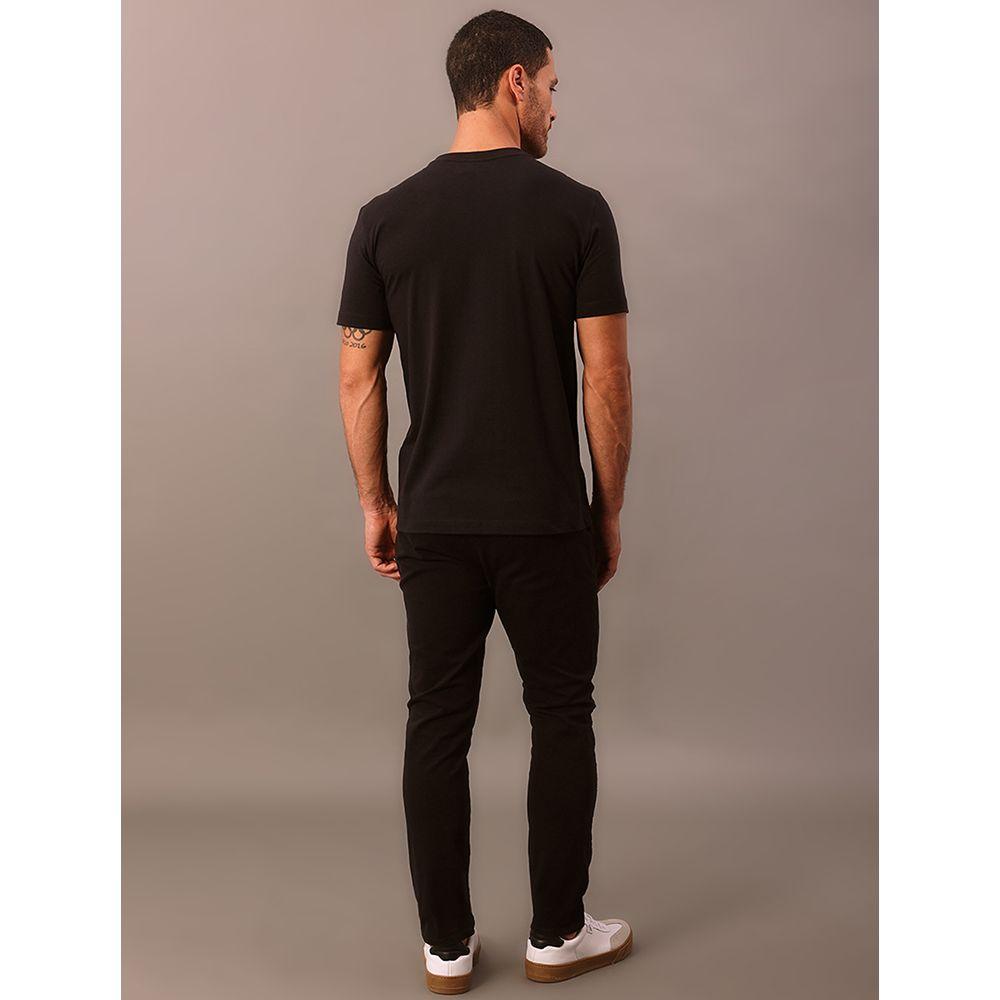 Camiseta Masculina Palito Gel - Preto - 4