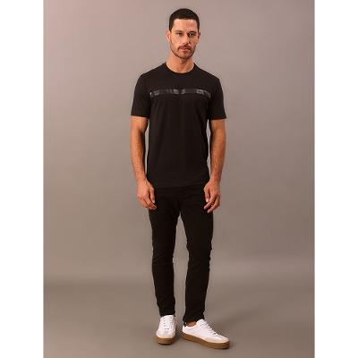 Camiseta Masculina Palito Gel - Preto
