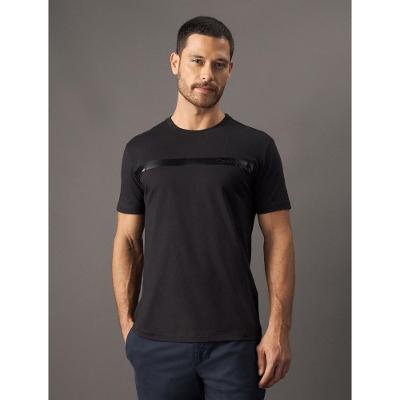 Camiseta Masculina Palito Gel - Preto
