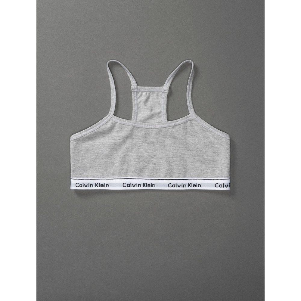 Top Menina Nadador Cotton Carrossel Calvin Klein Underwear - Mescla - 1