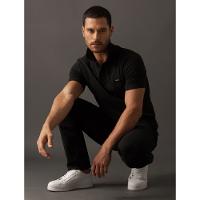 Polo Masculina Slim Piquet Calvin Klein - Preto - 1