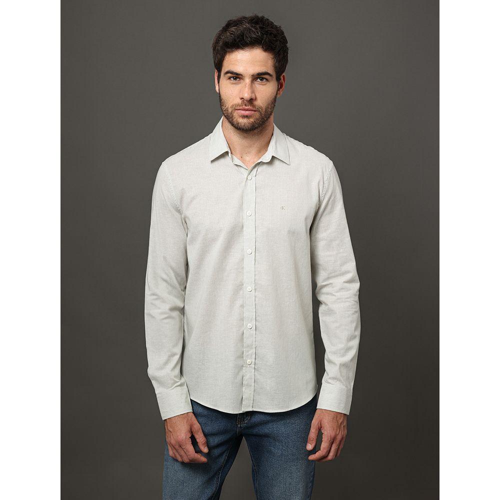 Camisa Masculina Martingale Calvin Klein Jeans - Verde - 1