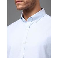 Camisa Masculina Oxford Com Elastano Calvin Klein - Azul Claro