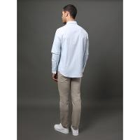 Camisa Masculina Oxford Com Elastano Calvin Klein - Azul Claro - 2