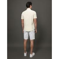 Camisa Masculina Algodão Calvin Klein - Amarelo Manteiga - 2