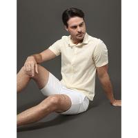 Camisa Masculina Algodão Calvin Klein - Amarelo Manteiga - 5