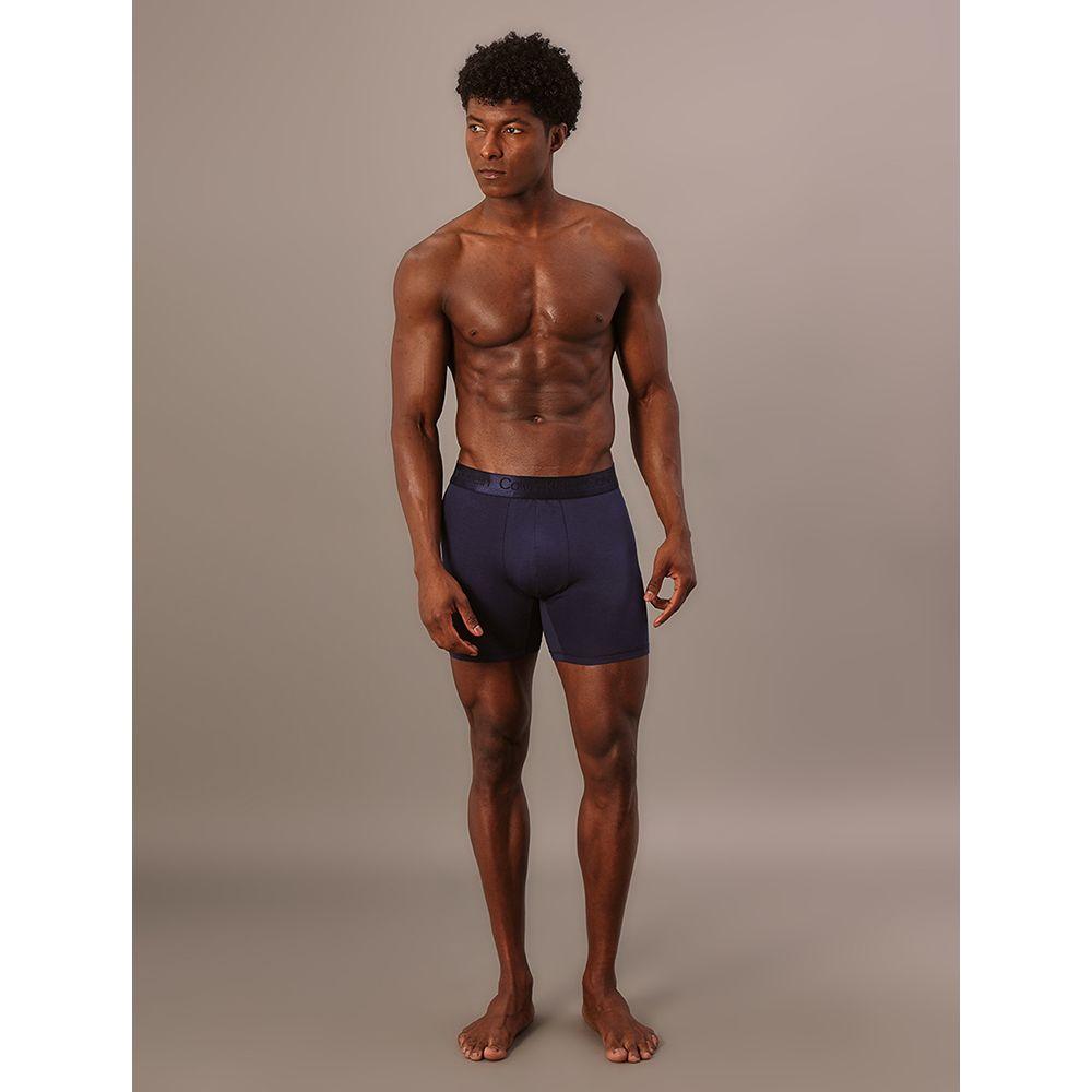 Cueca Boxer Pima Cotton Calvin Klein Underwear - Marinho - 1