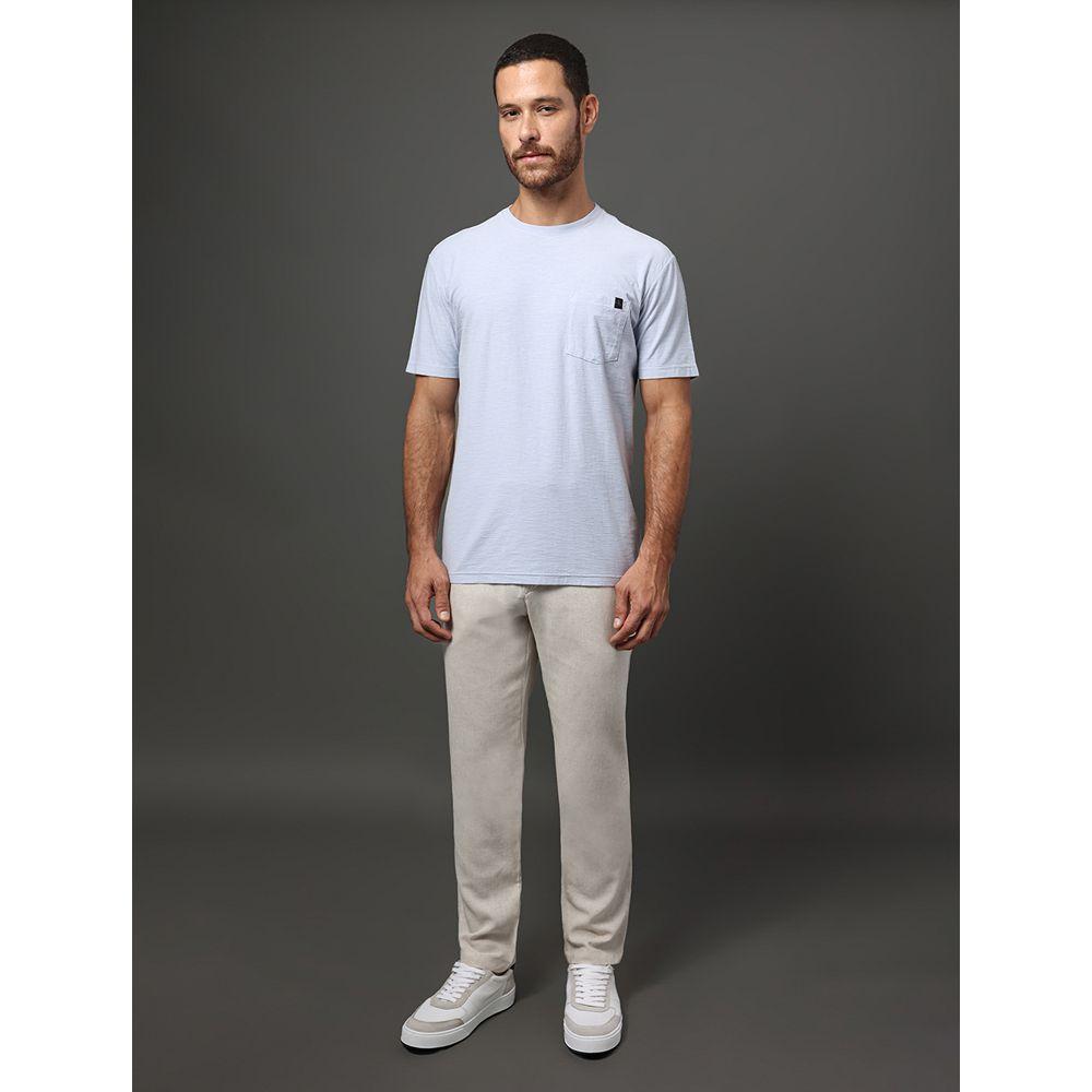 Calça Masculina Linen Calvin Klein Jeans - Off White - 3