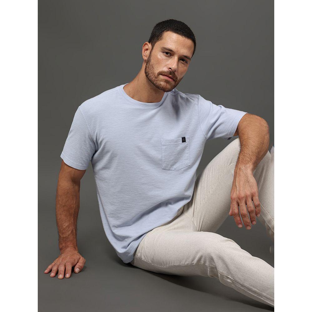 Calça Masculina Linen Calvin Klein Jeans - Off White - 5