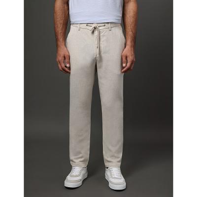 Calça Masculina Linen Calvin Klein Jeans - Off White
