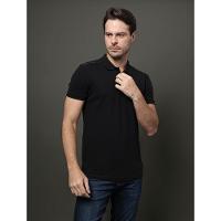 Polo Masculina Slim Recorte Calvin Klein - Preto - 4