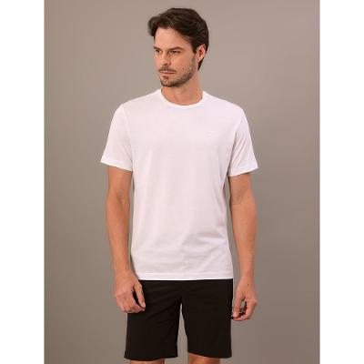 Camiseta Masculina Pima Calvin Klein - Branco 2
