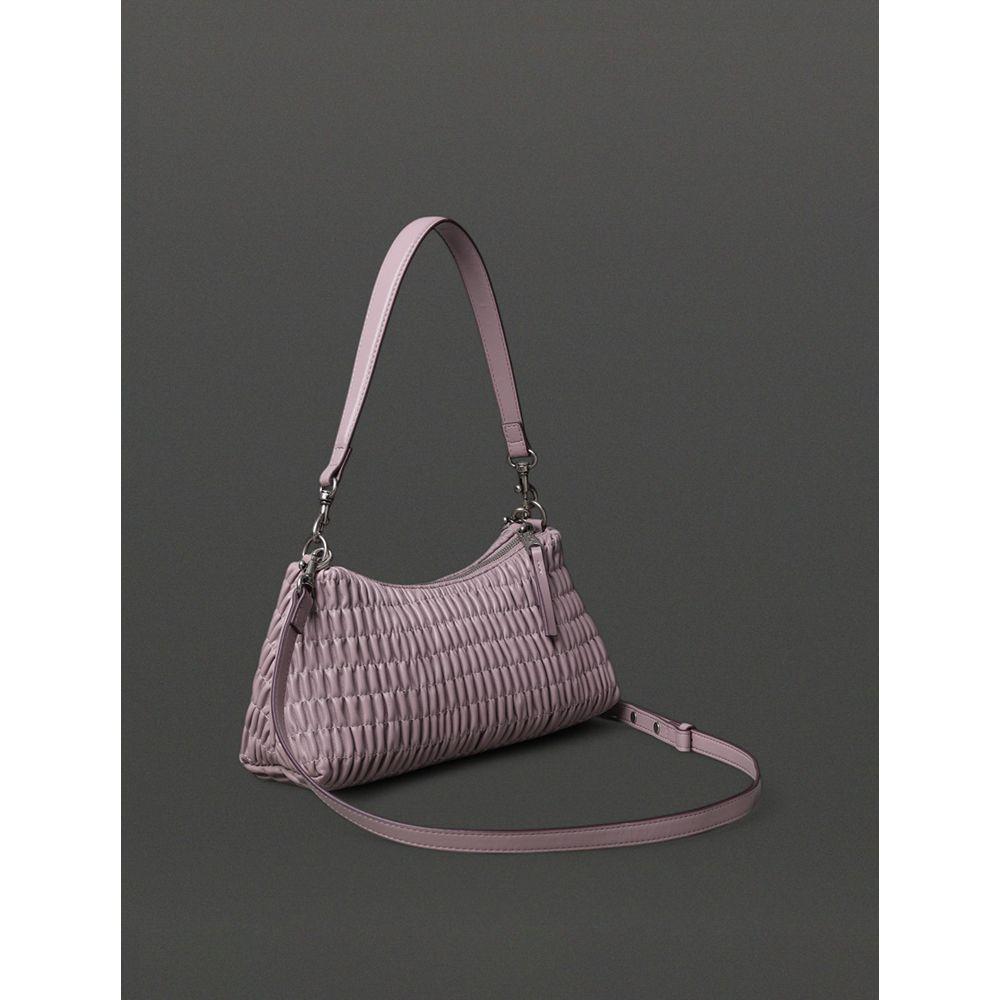 Bolsa Média Feminina Drapeada Calvin Klein - Caqui Medio - 2