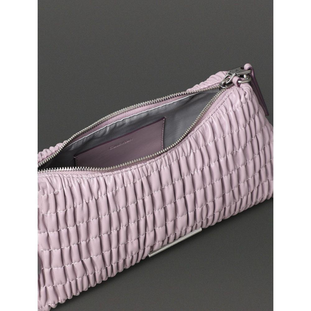 Bolsa Média Feminina Drapeada Calvin Klein - Caqui Medio - 3