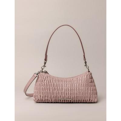 Bolsa Média Feminina Drapeada Calvin Klein - Caqui Medio