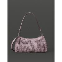 Bolsa Média Feminina Drapeada Calvin Klein - Caqui Medio - 1