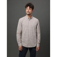 Camisa Masculina Slim Listras Calvin Klein Jeans - Caqui Medio - 1