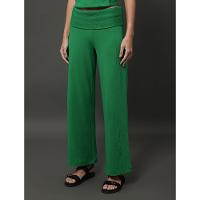 Calça Feminina Ribana Texturizada Calvin Klein Jeans - Verde Médio - 1