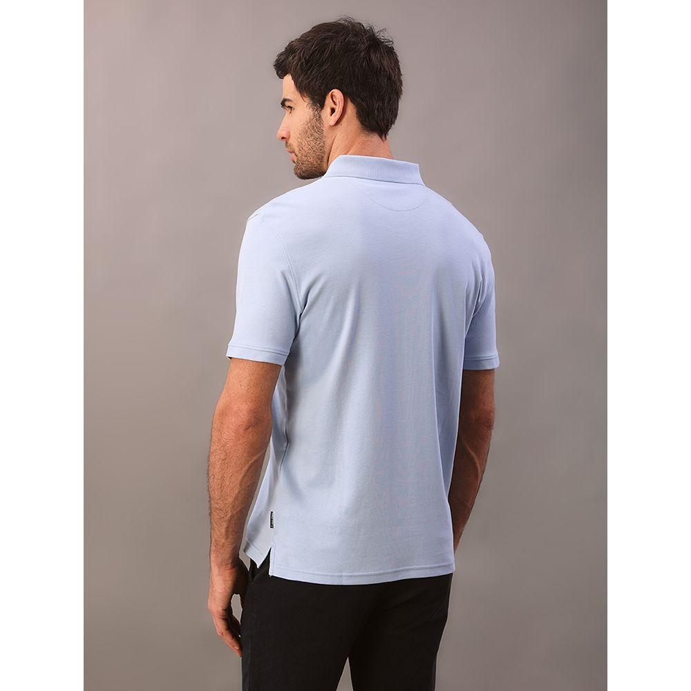 Polo Masculina Liquid Touch Calvin Klein - Azul Bebe - 4