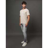 Camiseta Masculina Reissue Peito Calvin Klein Jeans - Caqui Claro - 3