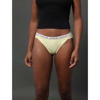 Kit 3 Calcinhas Fio Dental em Renda Calvin Klein Underwear - Preto/Branco/Amarelo - 2