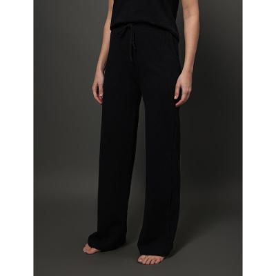 Calça Feminina Pantalona Touch Cotton Calvin Klein Underwear - Preto