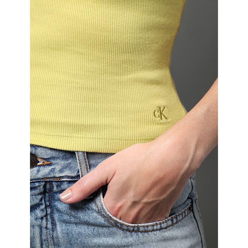 Regata Feminina Nadador Ribana Calvin Klein Jeans - Verde Pistache - 4