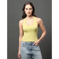 Regata Feminina Nadador Ribana Calvin Klein Jeans - Verde Pistache - 1