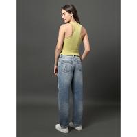 Regata Feminina Nadador Ribana Calvin Klein Jeans - Verde Pistache - 2