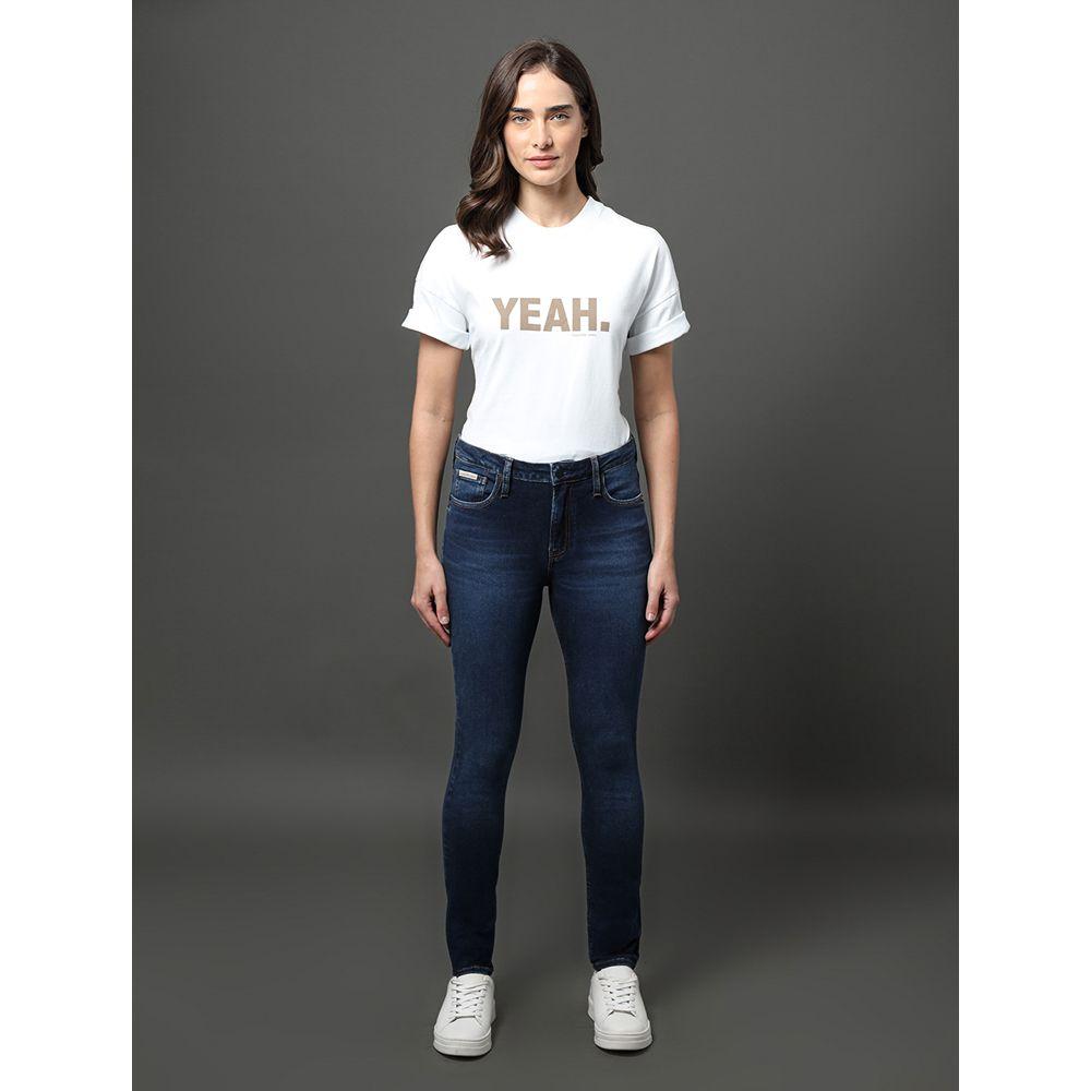 Calça Jeans Feminina Skinny Essential Calvin Klein Jeans - Marinho - 3