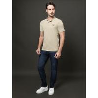 Polo Masculina Slim Piquet Calvin Klein - Caqui Claro - 2