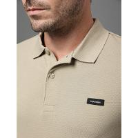 Polo Masculina Slim Piquet Calvin Klein - Caqui Claro - 3