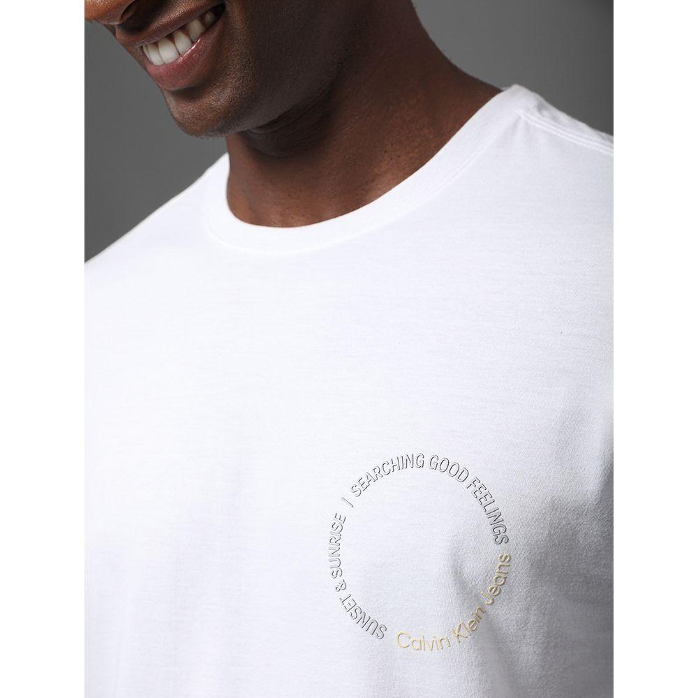 Camiseta Masculina Sunset & Sunrise Calvin Klein Jeans - Branco - 7