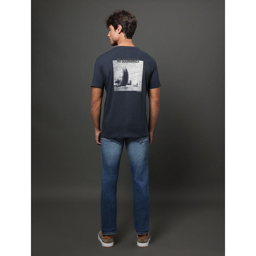 Camiseta Masculina No Boundaries Calvin Klein Jeans - Marinho - 2