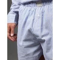 Pijama Masculino Camisa e Bermuda Calvin Klein Underwear - Azul Médio